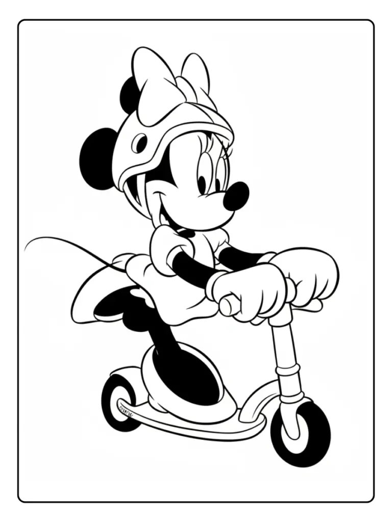 Minnie da Colorare