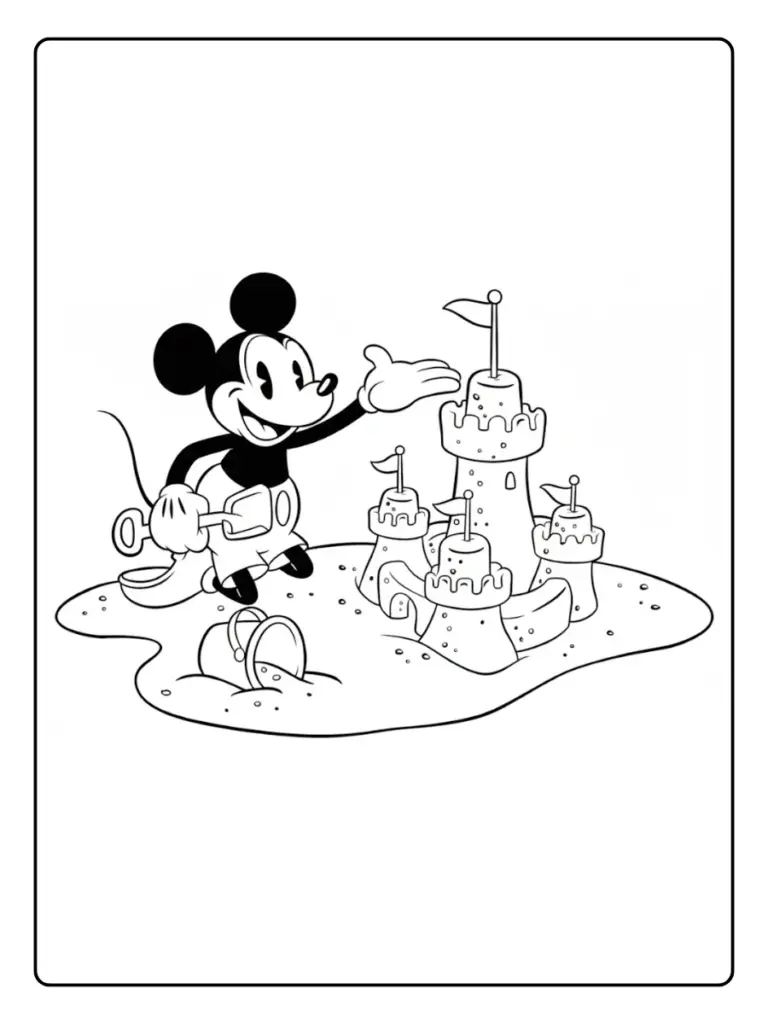 Minnie da Colorare (6)