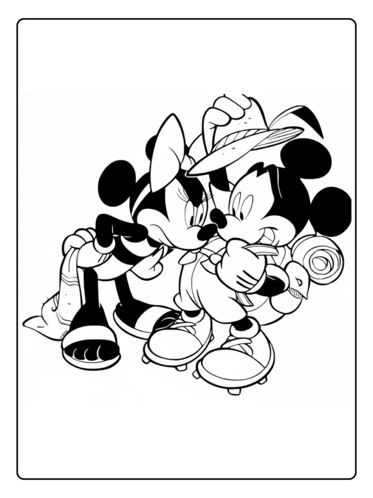 Minnie da Colorare (9)