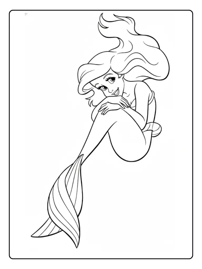 Ariel da Colorare (10)