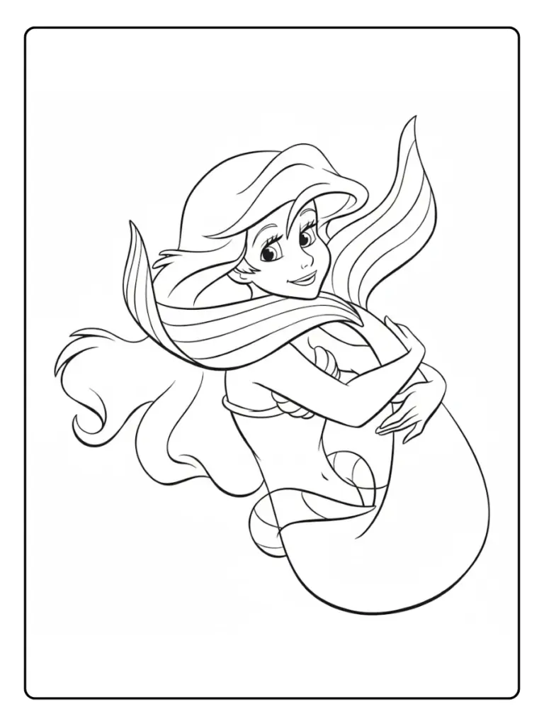 Ariel da Colorare (9)