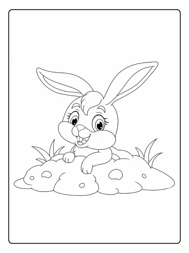 Coniglio da Colorare (14)