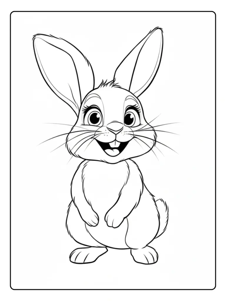 Coniglio da Colorare (2)
