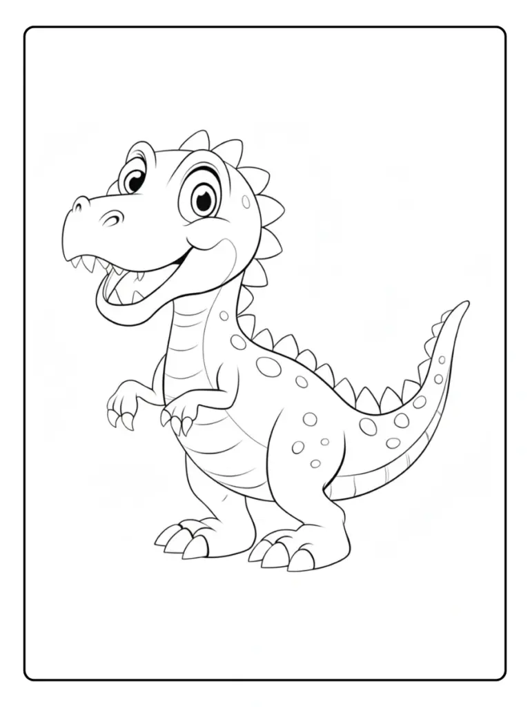 Dinosauro da Colorare (1)