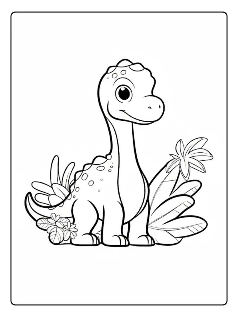 Dinosauro da Colorare (11)