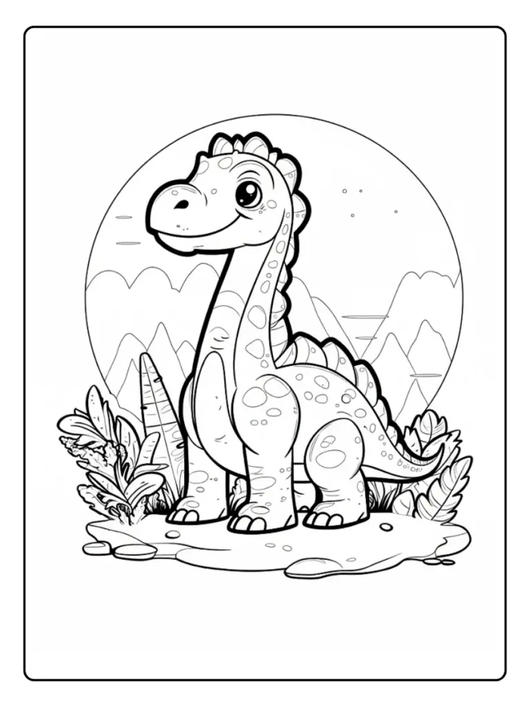 Dinosauro da Colorare (12)