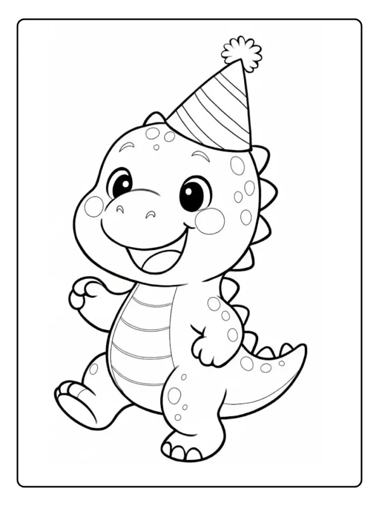 Dinosauro da Colorare (2)