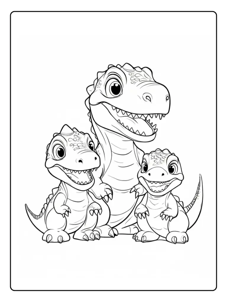 Dinosauro da Colorare (7)