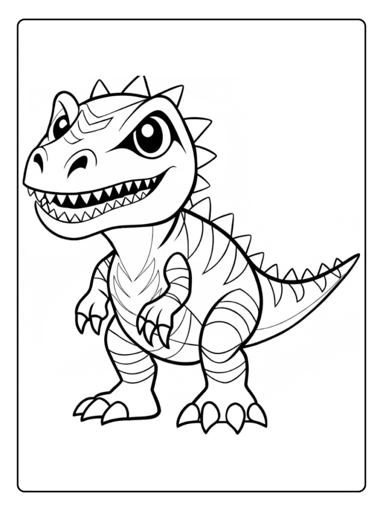 Dinosauro da Colorare (8)