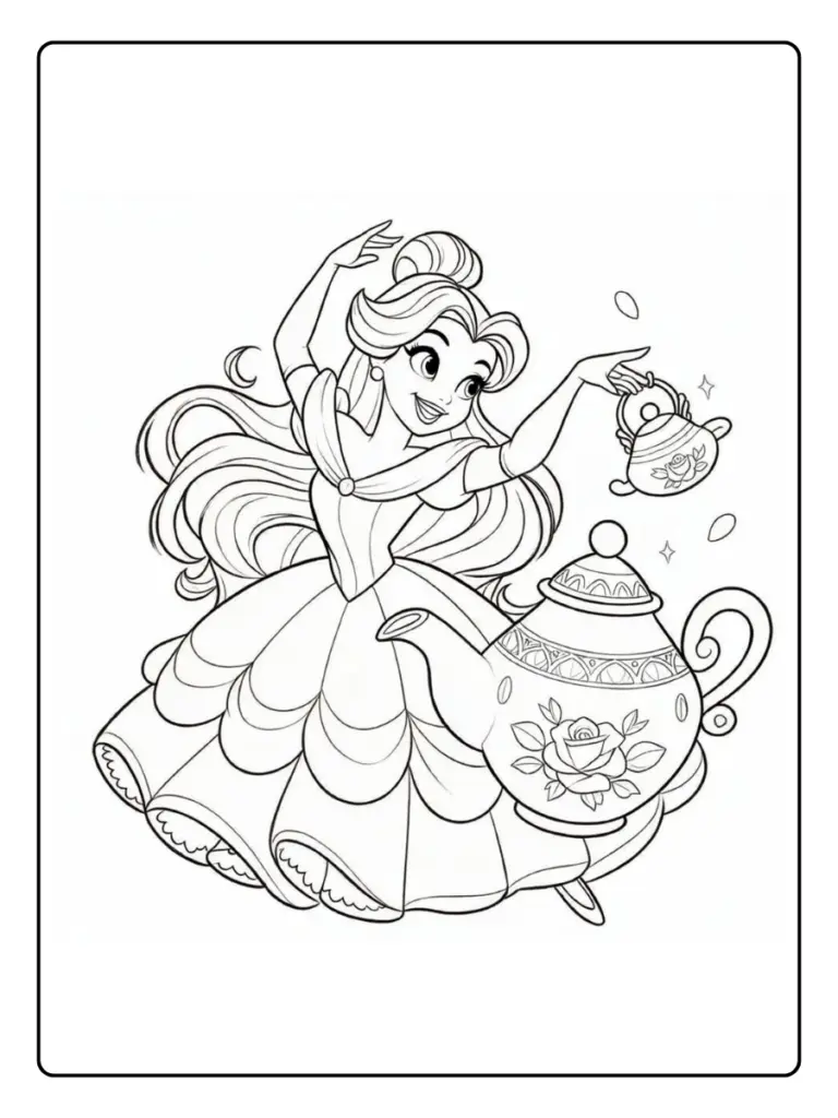 Disegni Kawaii Da Colorare Disney