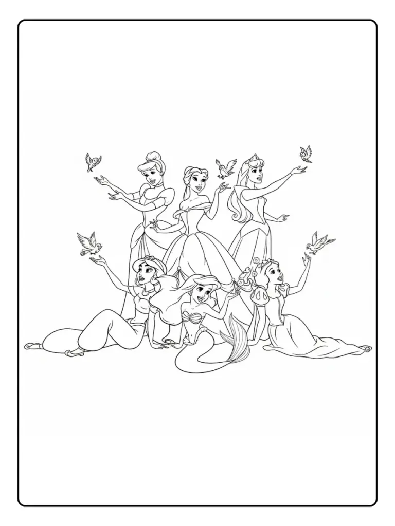 Disney Da Colorare Principesse 10