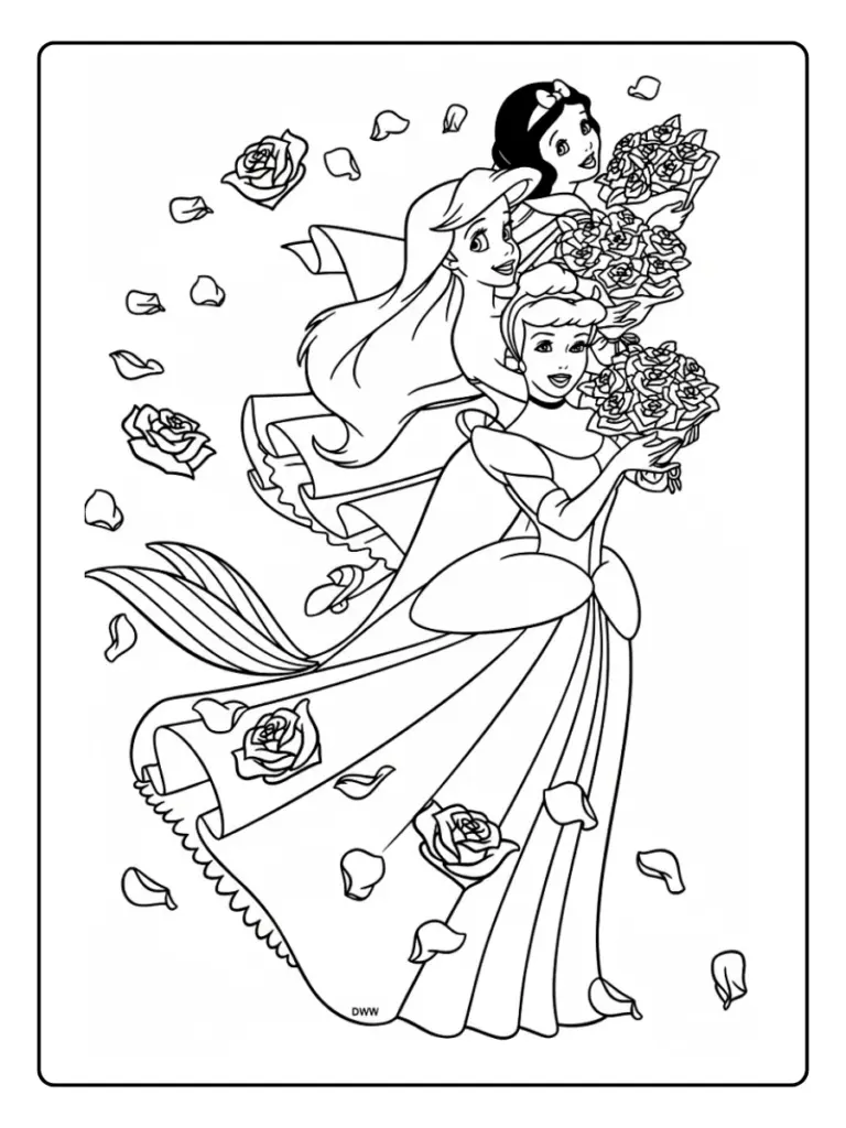 Disney Da Colorare Principesse 11