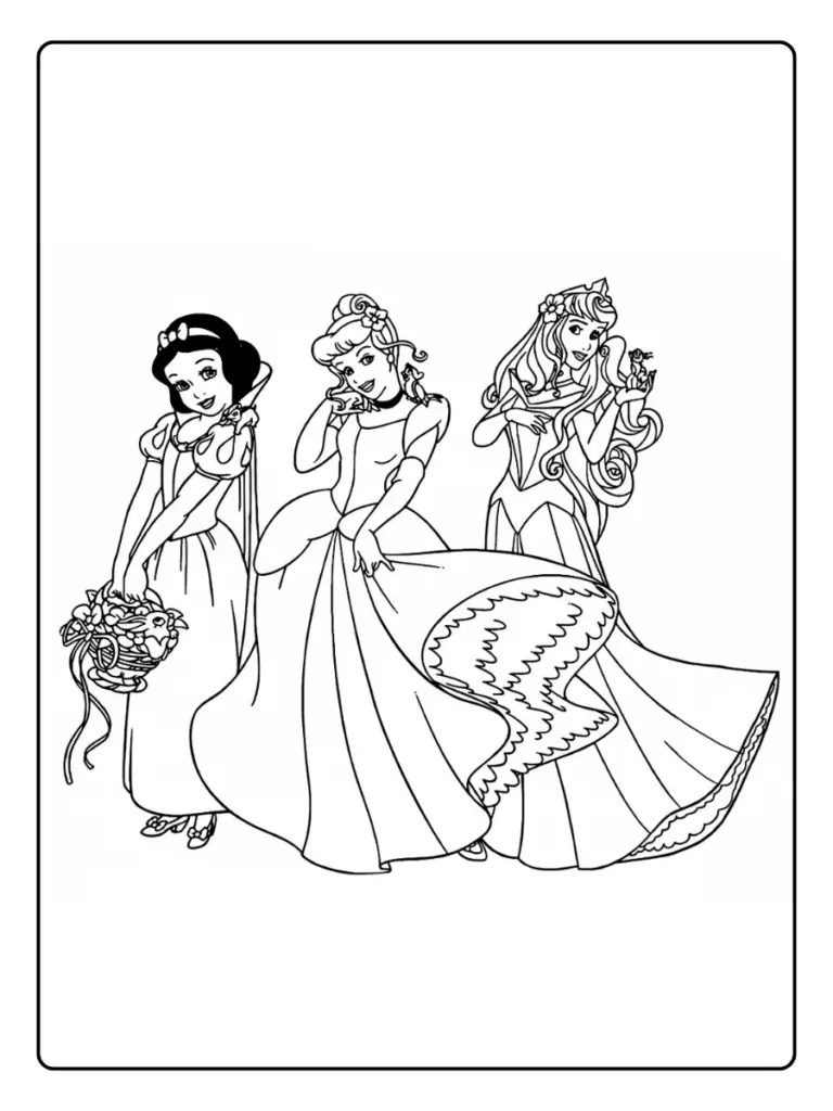 Disney Da Colorare Principesse 12