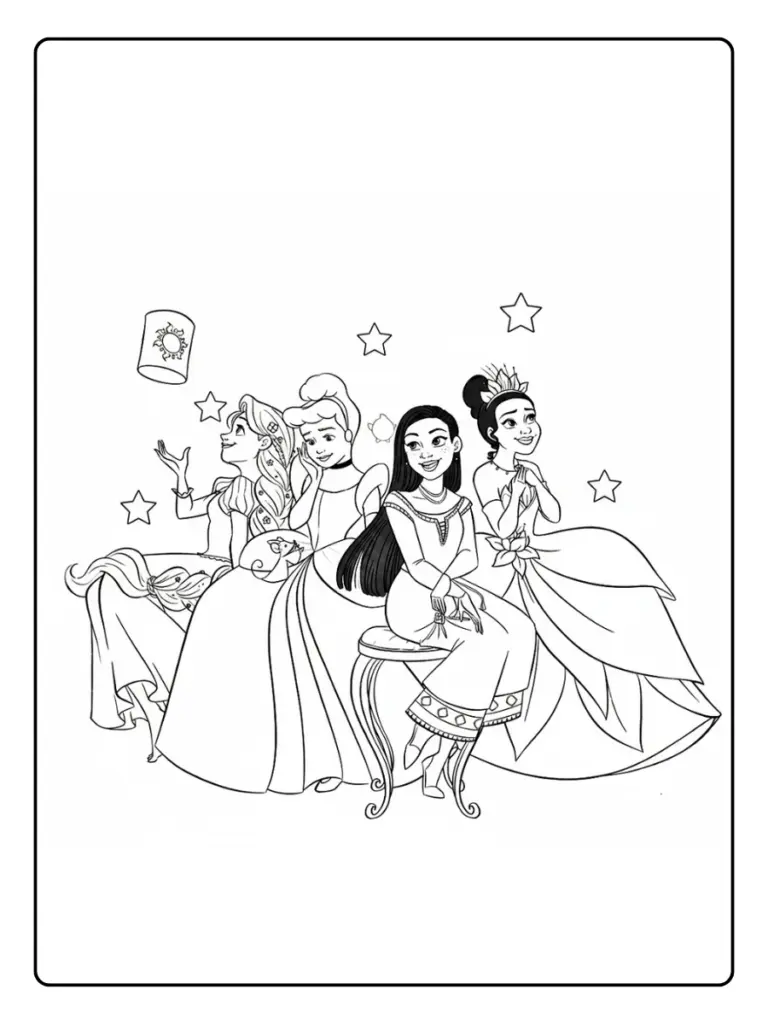 Disney Da Colorare Principesse 14