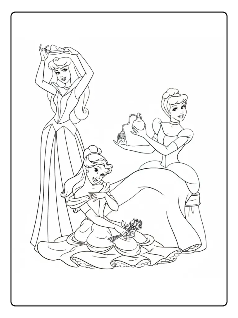 Disney Da Colorare Principesse 3