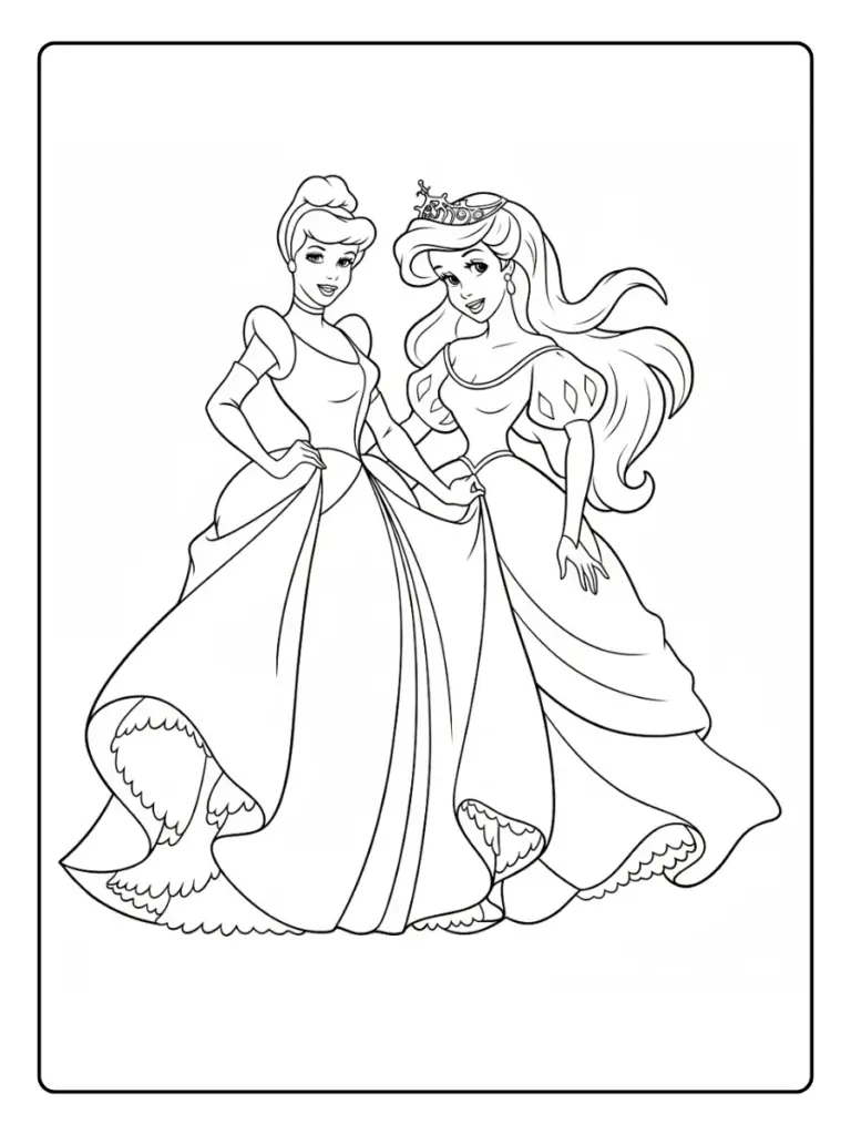 Disney Da Colorare Principesse 4