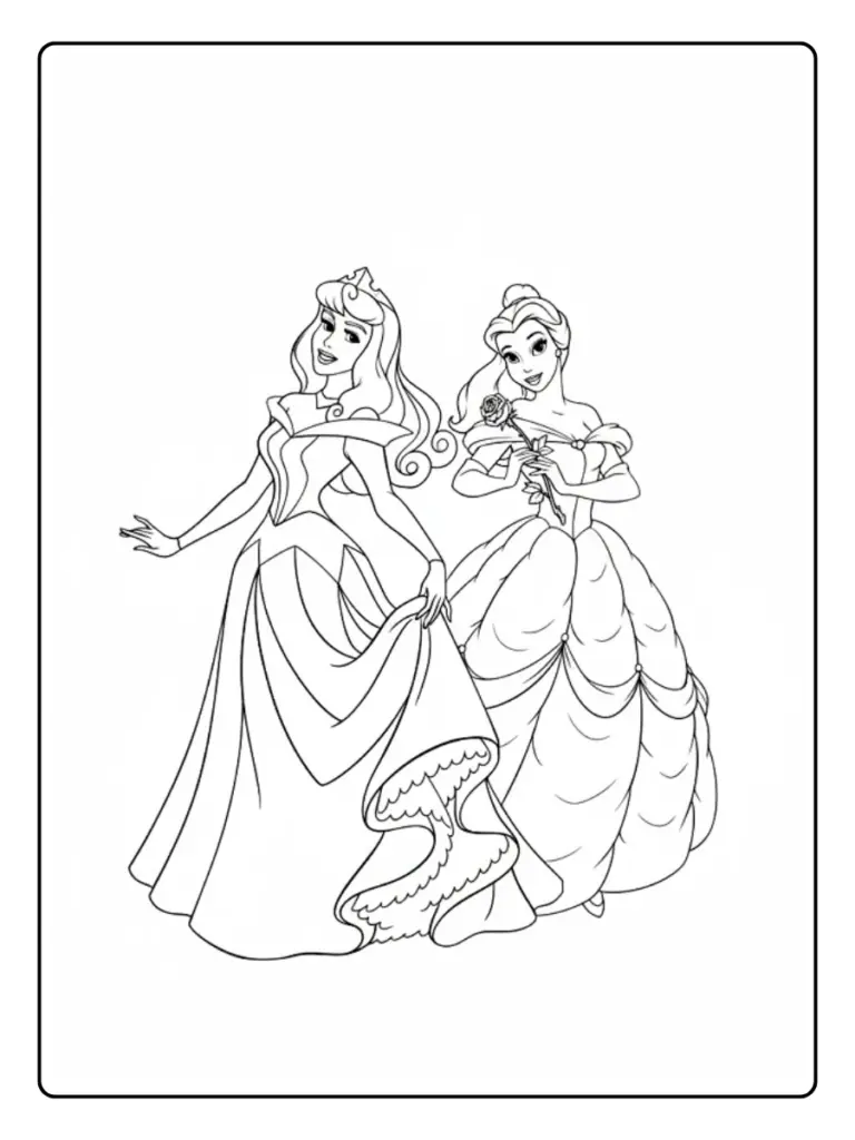 Disney Da Colorare Principesse 5