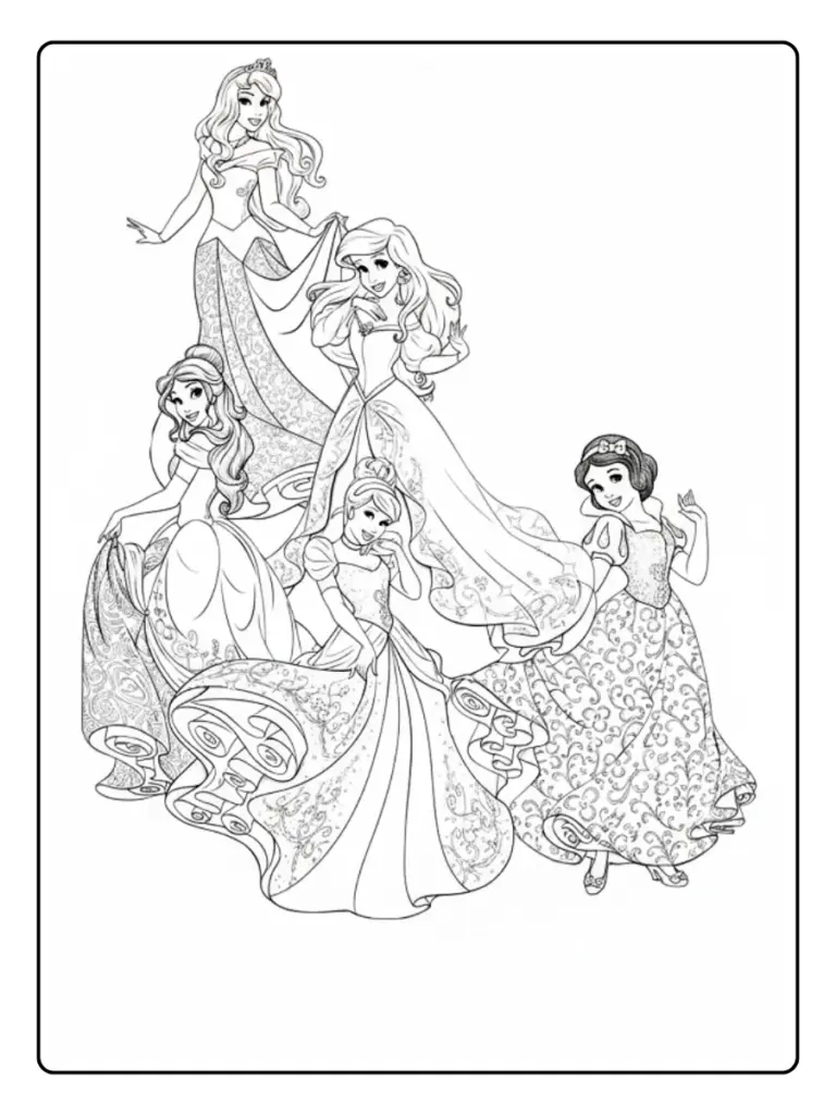 Disney Da Colorare Principesse 7