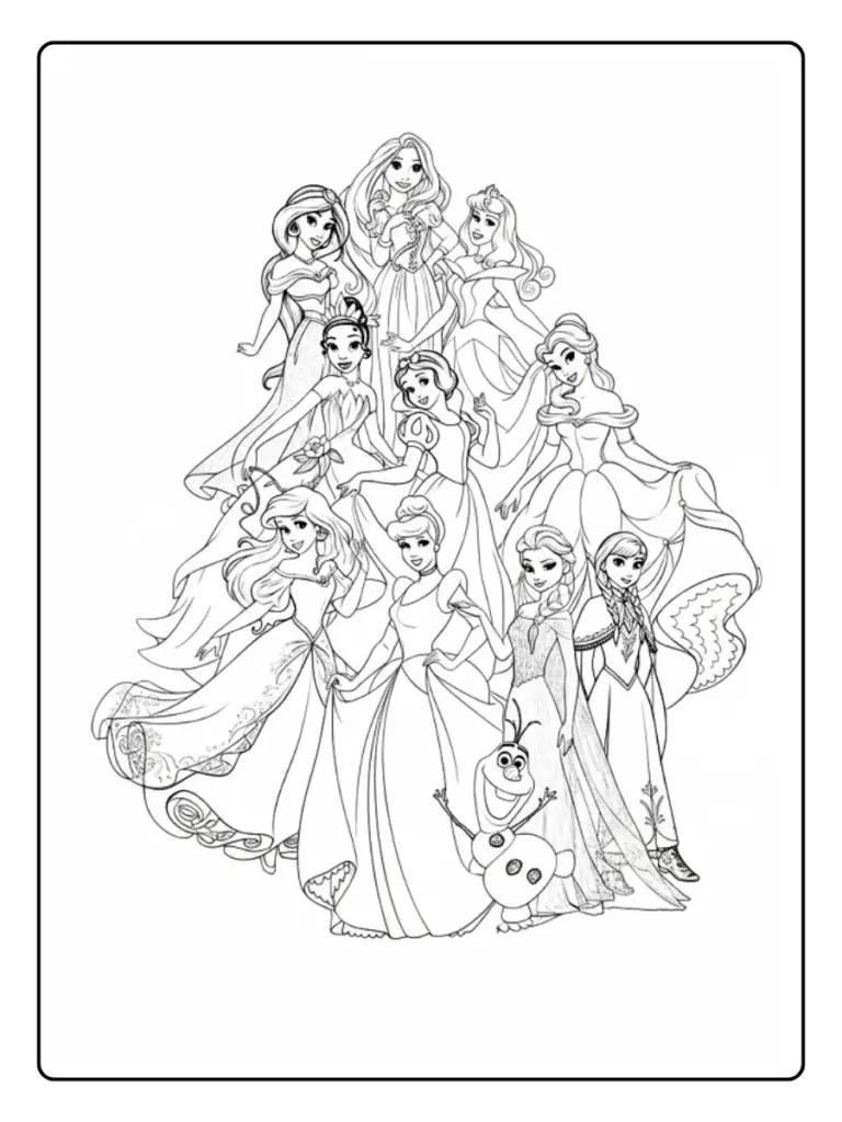 Disney Da Colorare Principesse 8