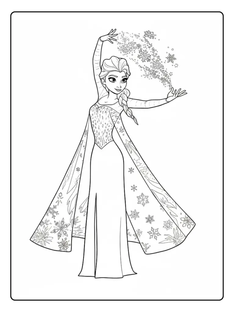 Elsa da Colorare (13)