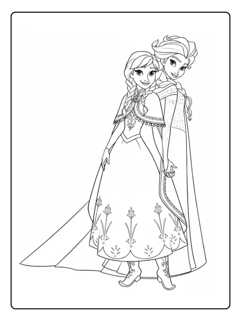 Elsa da Colorare (14)