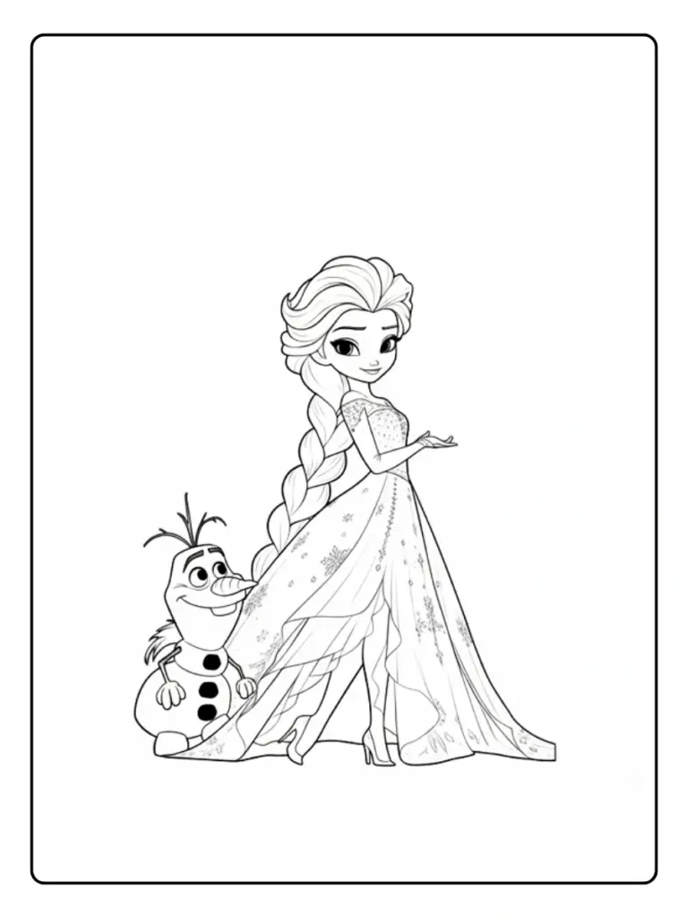Elsa da Colorare (15)