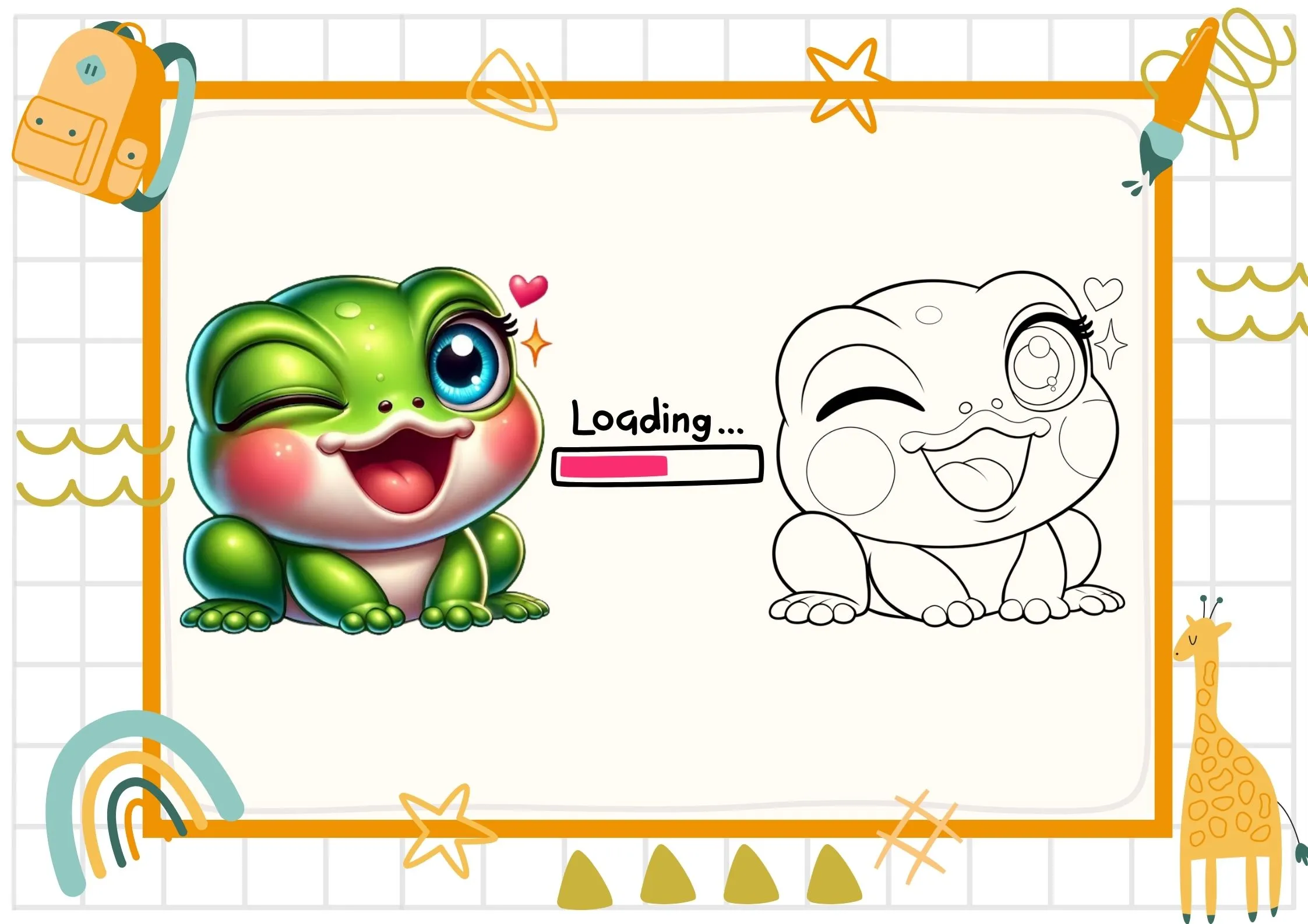 Generatore di Graffiti da Colorare