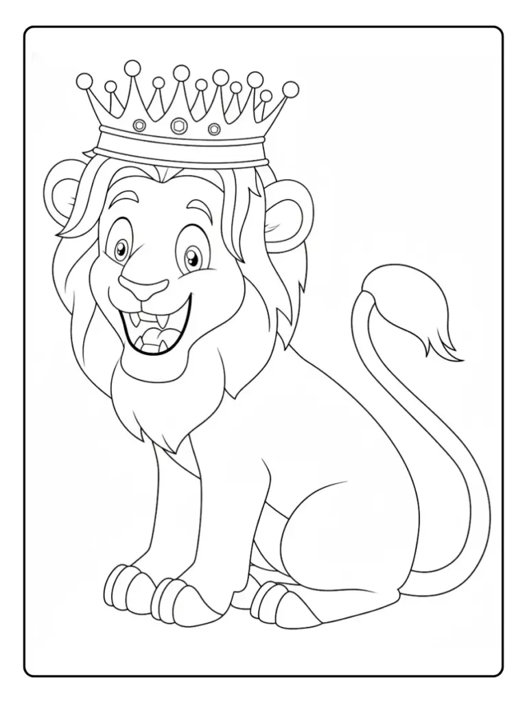 Leone da Colorare (13)