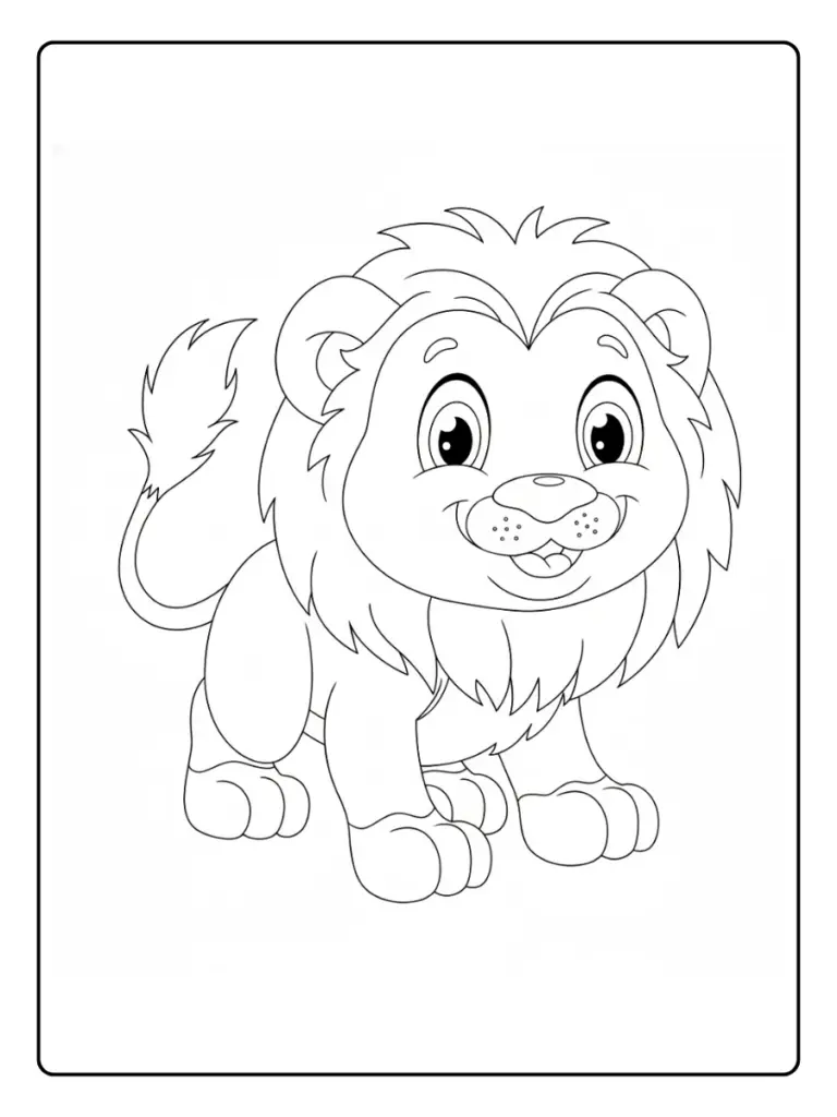 Leone da Colorare (2)