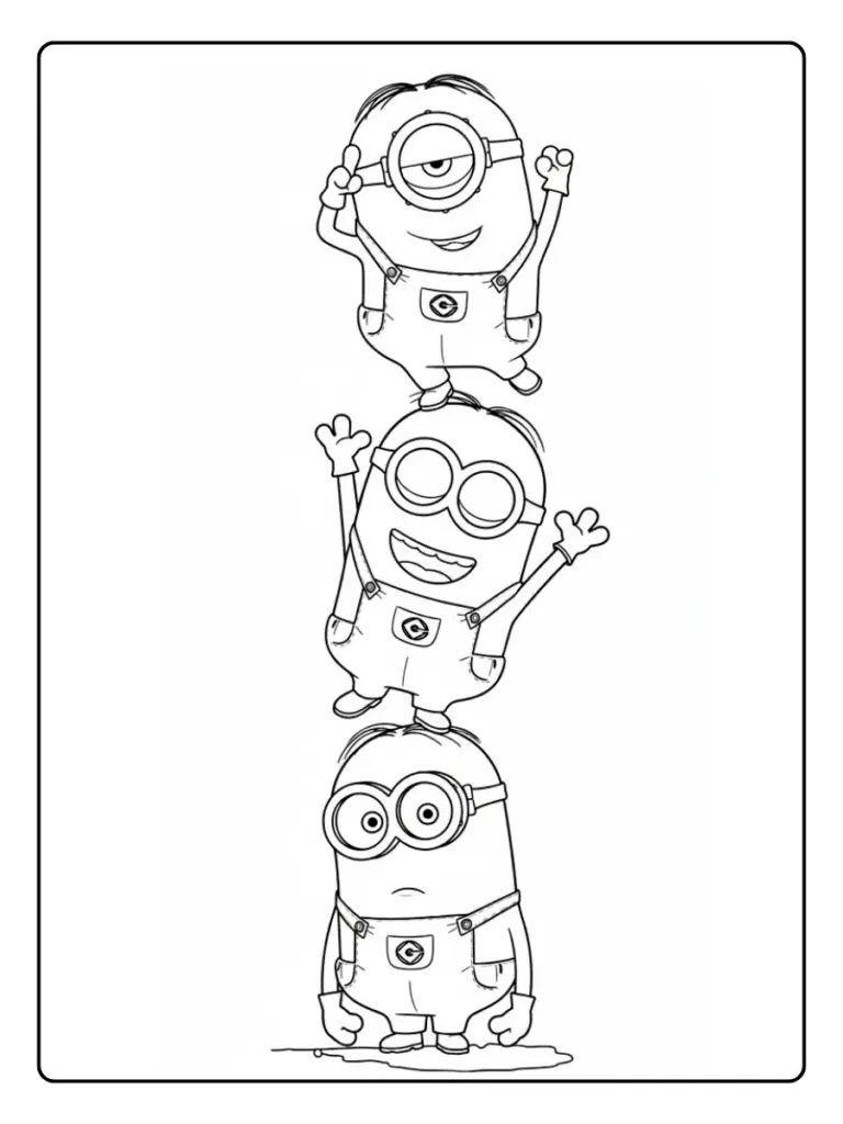 Minions da Colorare (2)