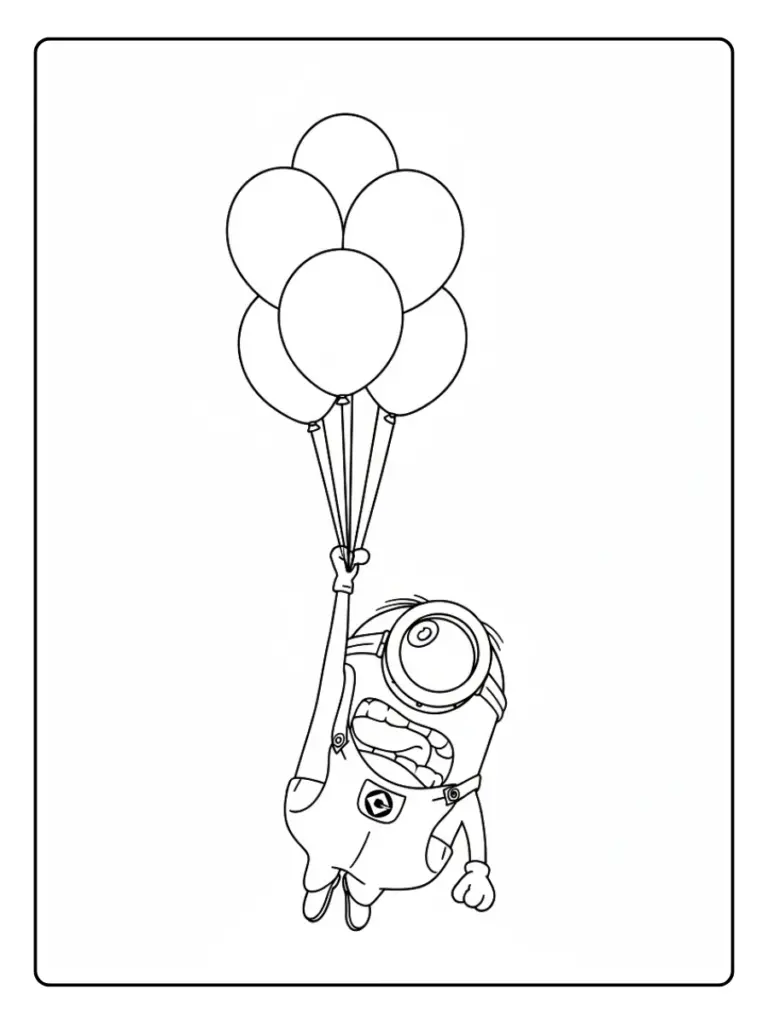 Minions da Colorare (3)