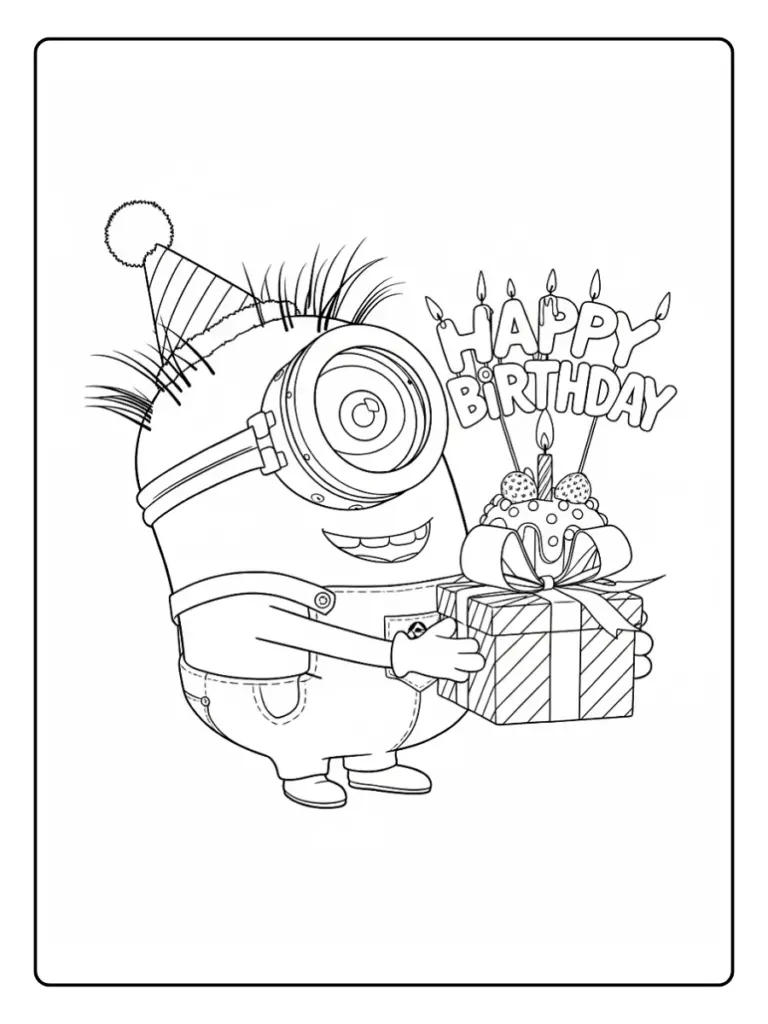 Minions da Colorare (5)