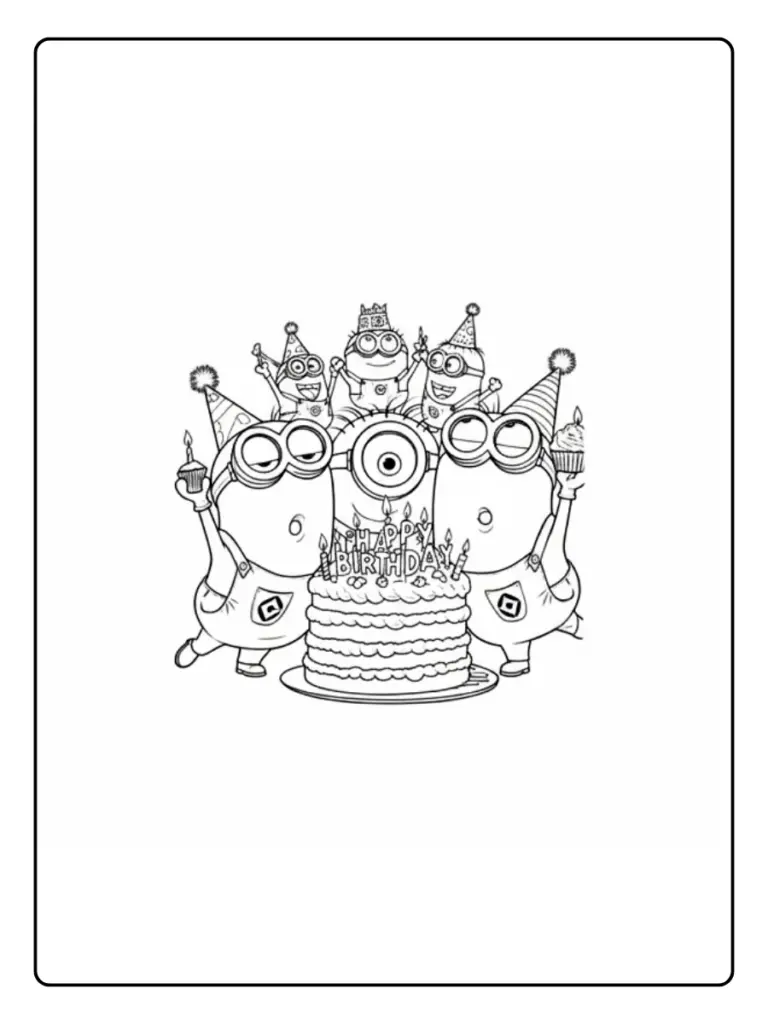 Minions da Colorare (6)