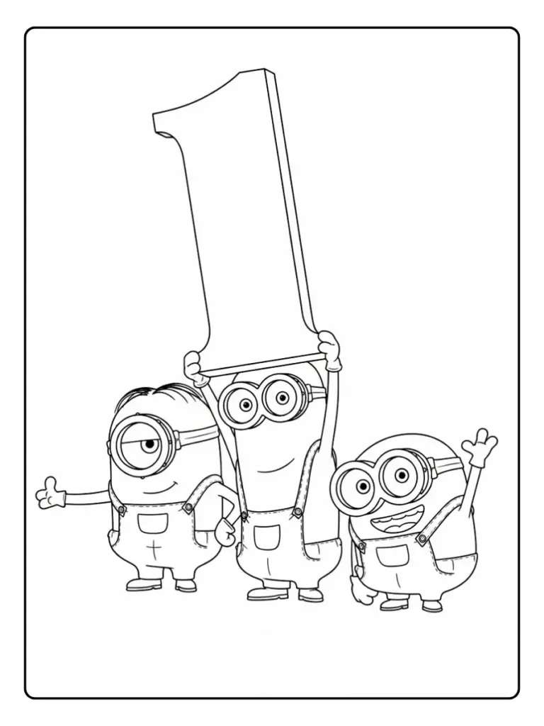 Minions da Colorare (8)