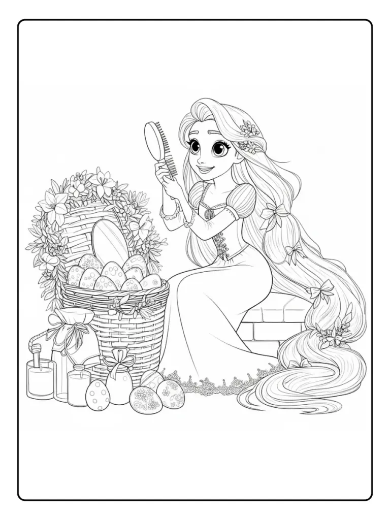 Rapunzel da Colorare (13)