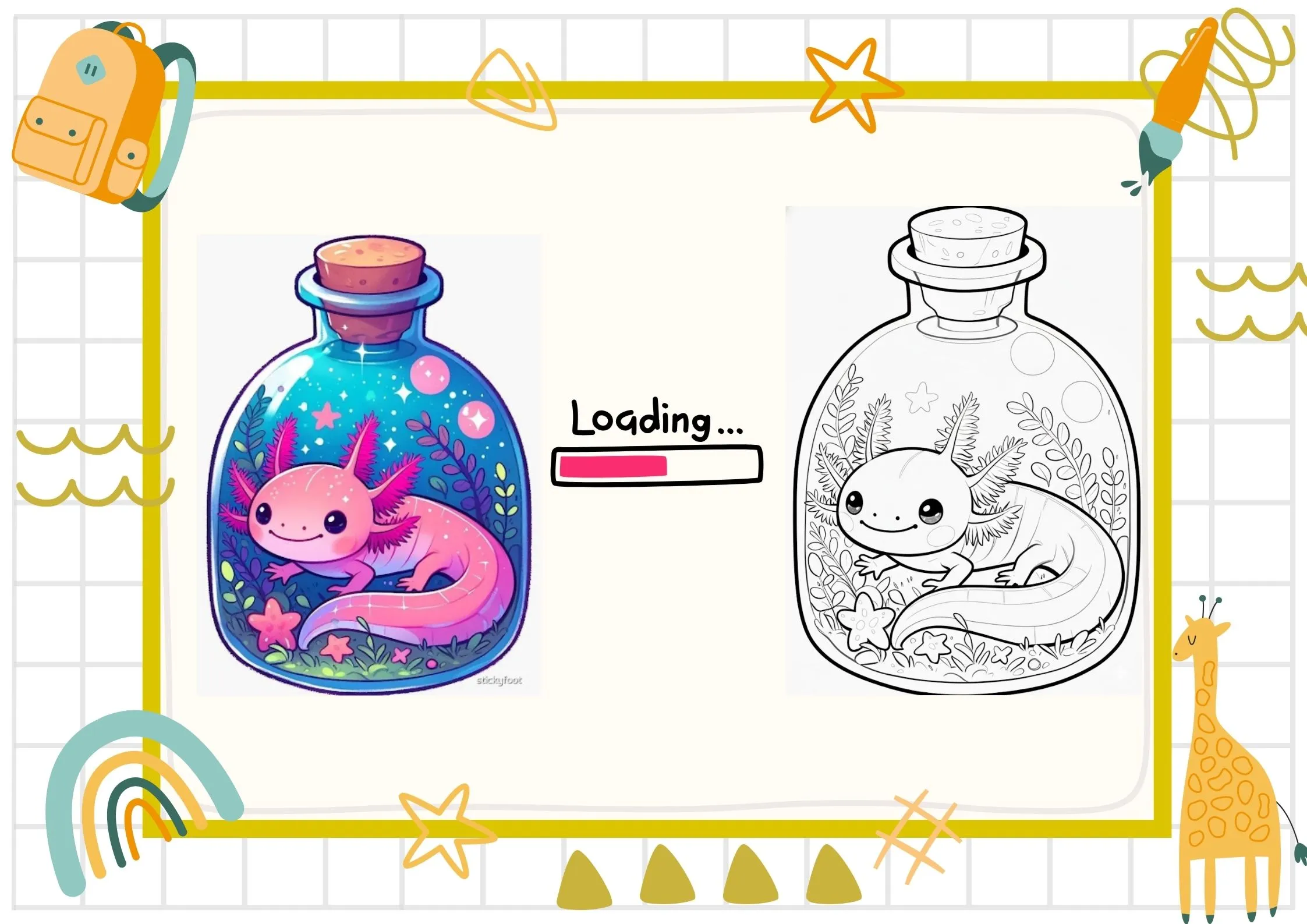 Testo per Pagina da Colorare