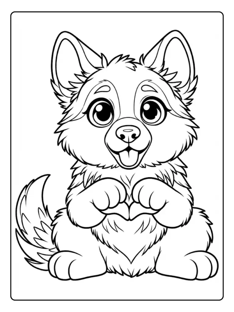 Cane Disegno Da Colorare