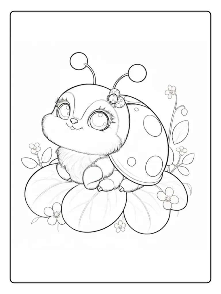 Coccinella Da Colorare