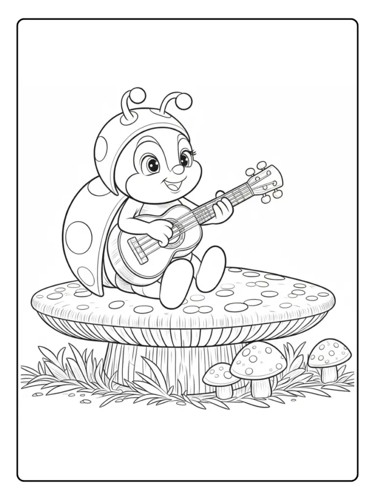 Coccinella Da Colorare