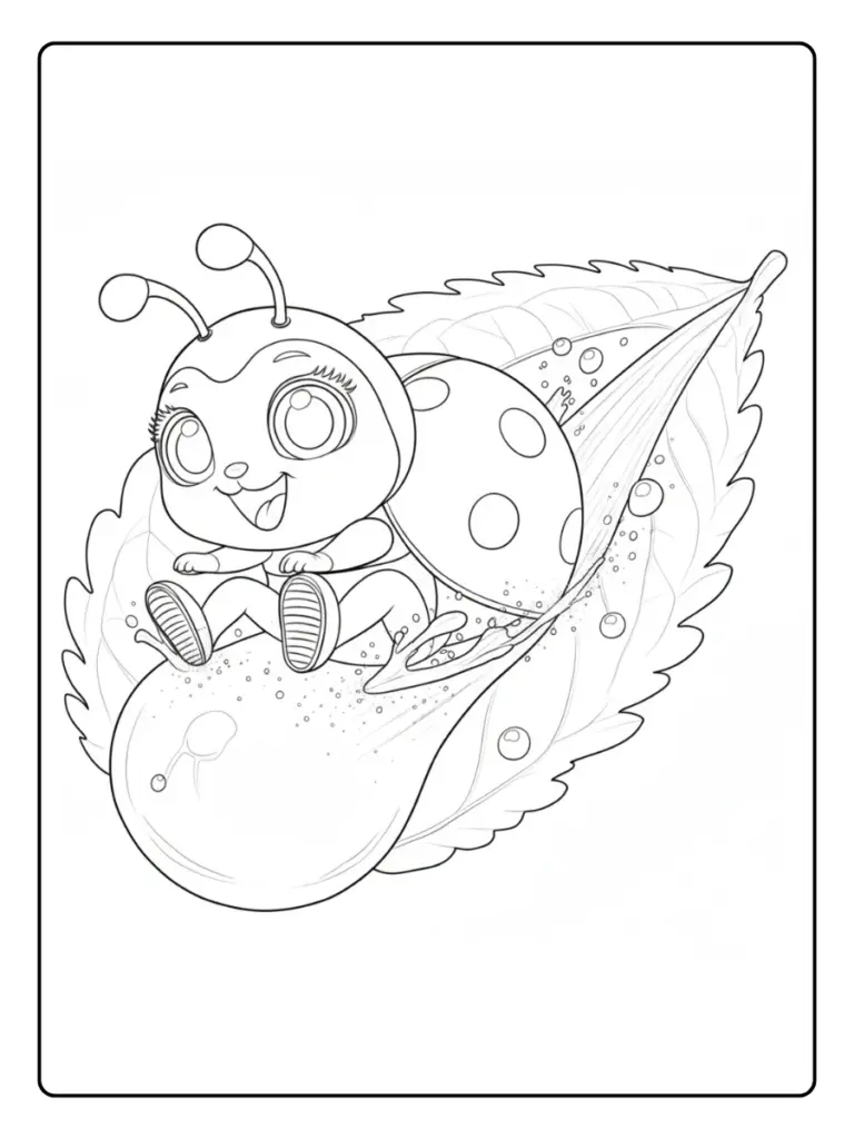 Coccinella Da Colorare