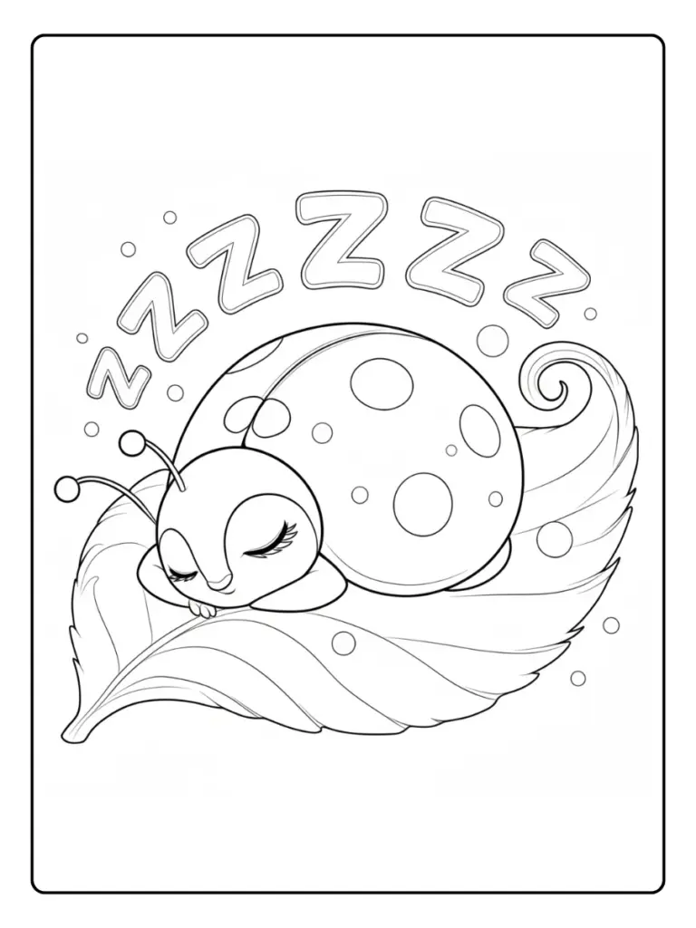 Coccinella Da Colorare