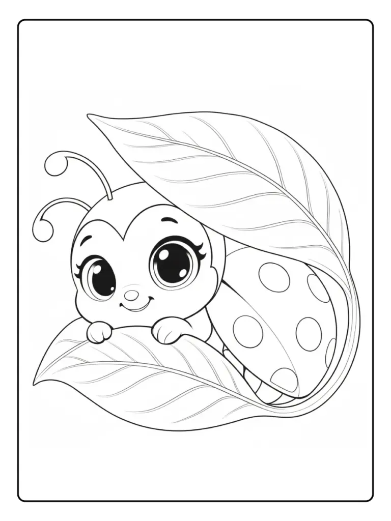 Coccinella Da Colorare