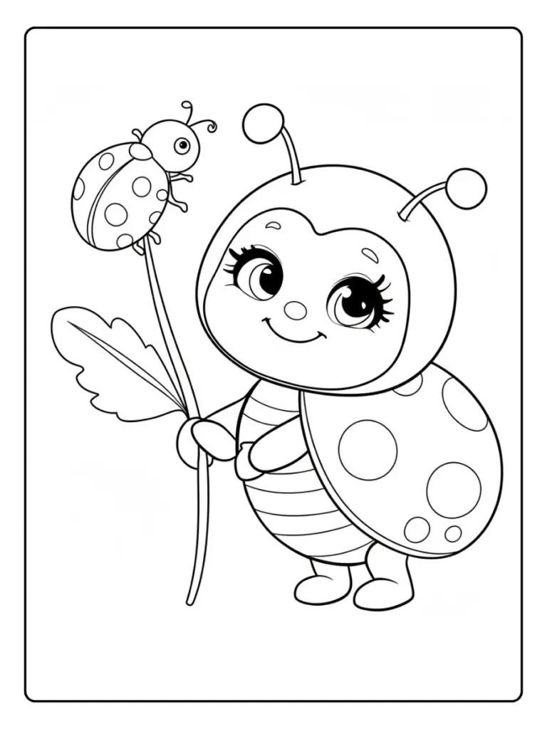 Coccinella Da Colorare