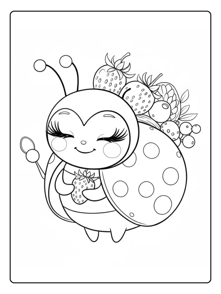 Coccinella Da Colorare