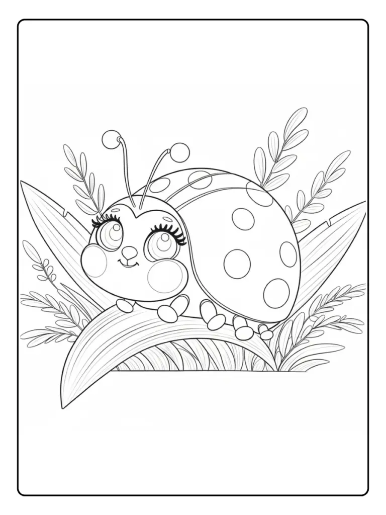 Coccinella Da Colorare