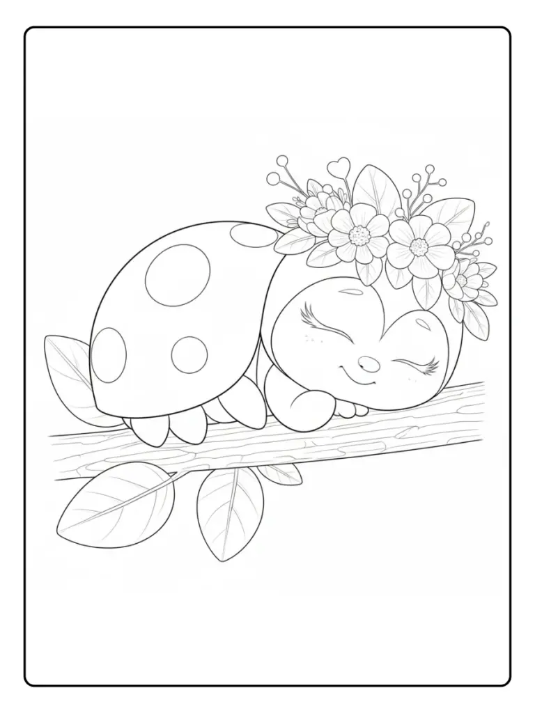 Coccinella Da Colorare