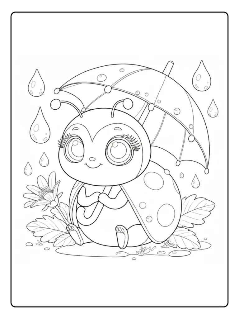 Coccinella Da Colorare