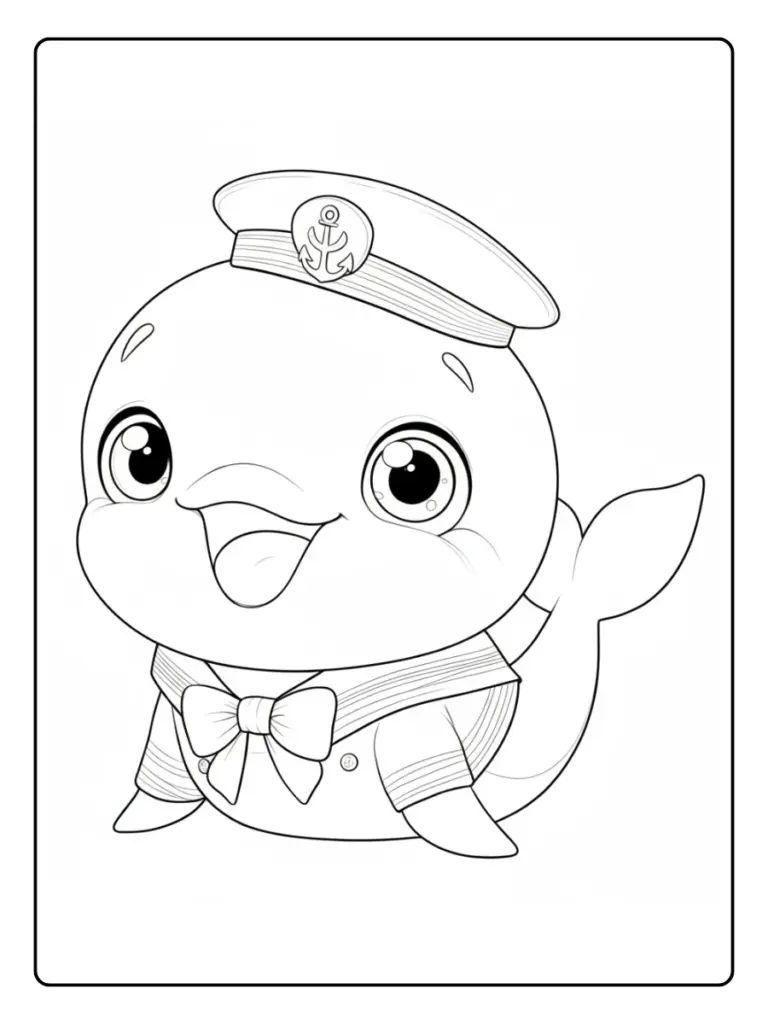 Delfino Da Colorare