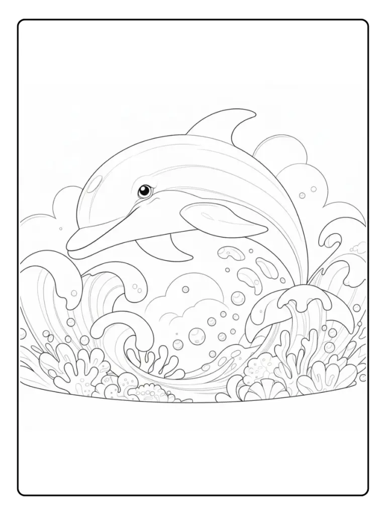 Delfino Da Colorare