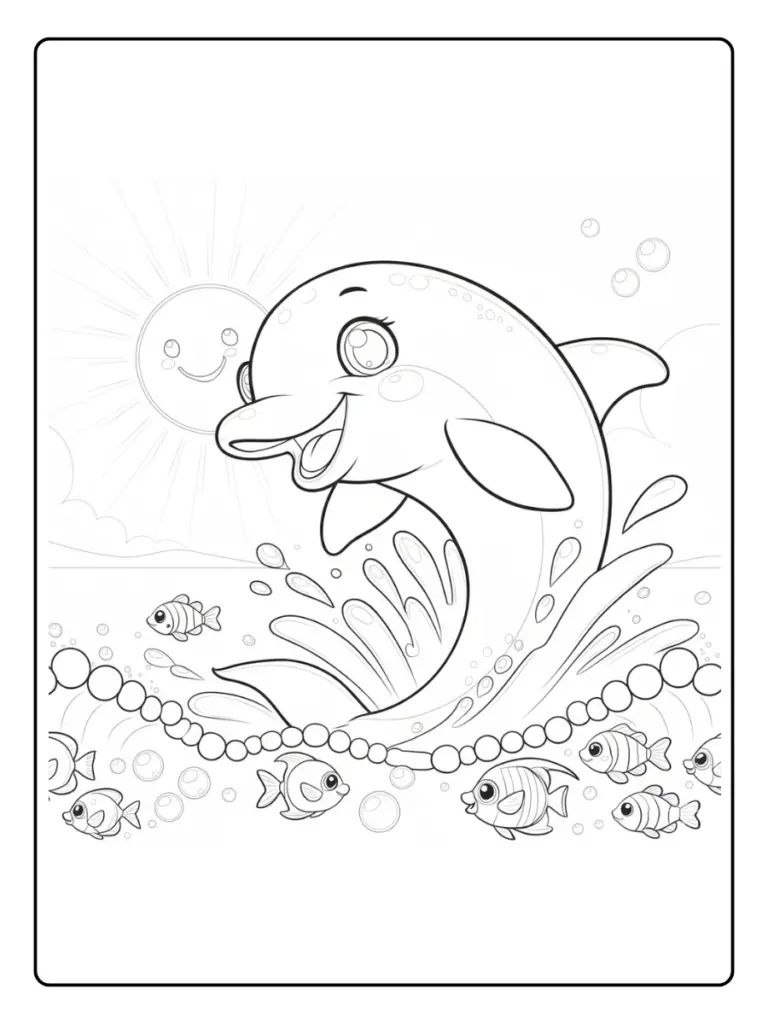 Delfino Da Colorare